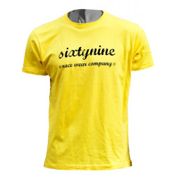 T-Shirt RETRO gelb- schwarz