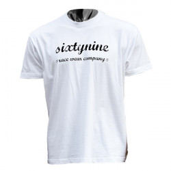 t-shirt RETRO white- black