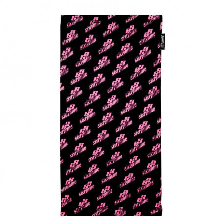 Šátek FASHION SIXTYNINE black fluo rosa