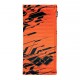 scarf TECHNO orange fluo