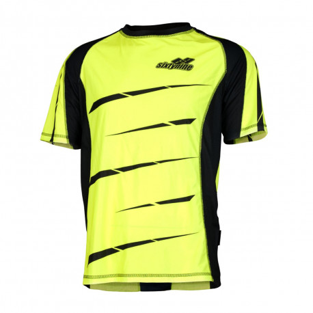 běžecké triko RUN ULTIMA design FLASH fluo green